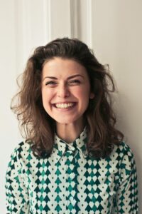 woman smiling